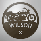 Motorcycle Master Personalized Steel Metal Sign Wall ArtCustomly Gifts