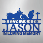 Motorcycle Remembrance Personalized Steel Metal Sign Wall ArtCustomly Gifts