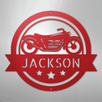 Motorcycle Specialist Personalized Steel Metal Sign Wall ArtCustomly Gifts