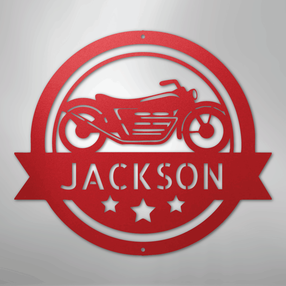 Motorcycle Specialist Personalized Steel Metal Sign Wall ArtCustomly Gifts