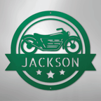 Motorcycle Specialist Personalized Steel Metal Sign Wall ArtCustomly Gifts