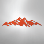 Mountain Ridge - Steel Metal Sign Wall ArtCustomly Gifts