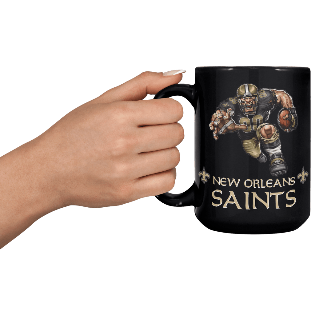 New Orleans Player Mascot - Black MugCustomly Gifts