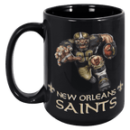 New Orleans Player Mascot - Black MugCustomly Gifts
