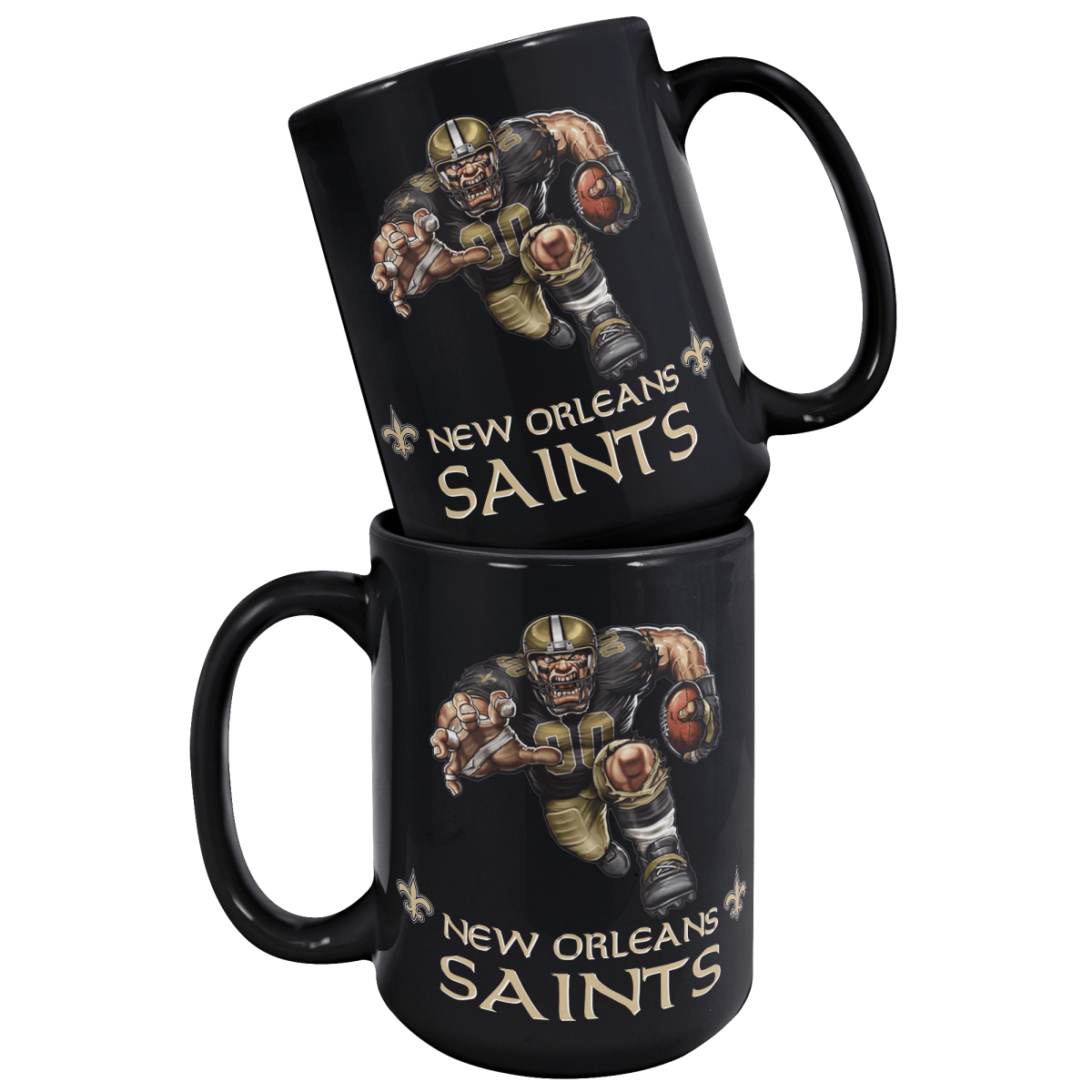 New Orleans Player Mascot - Black MugCustomly Gifts