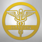 Nurse Monogram Personalized Steel Metal Sign Wall ArtCustomly Gifts