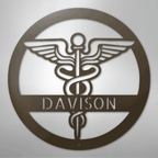 Nurse Monogram Personalized Steel Metal Sign Wall ArtCustomly Gifts