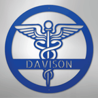 Nurse Monogram Personalized Steel Metal Sign Wall ArtCustomly Gifts