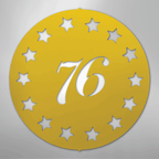 Old School 76 - Steel Metal Sign Wall ArtCustomly Gifts