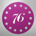 Old School 76 - Steel Metal Sign Wall ArtCustomly Gifts