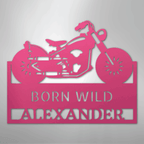 On Any Sunday Personalized Motorcycle Steel Metal SignCustomly Gifts