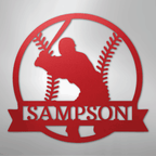On Deck Baseball Personalized Steel Metal Sign Wall ArtCustomly Gifts