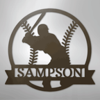 On Deck Baseball Personalized Steel Metal Sign Wall ArtCustomly Gifts