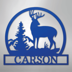 Outdoor Buck Personalized Steel Metal Sign Wall ArtCustomly Gifts