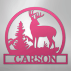 Outdoor Buck Personalized Steel Metal Sign Wall ArtCustomly Gifts