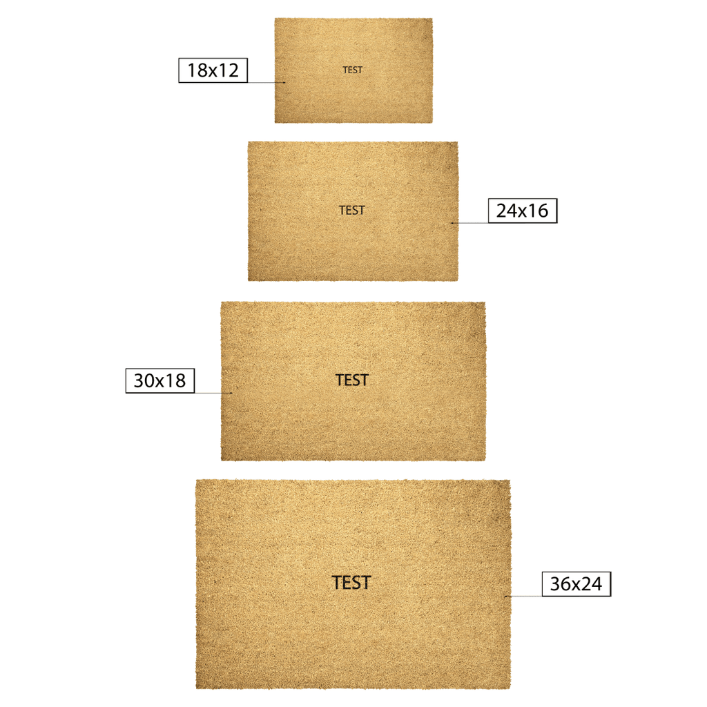Outdoor Mat Template Mockup TestCustomly Gifts