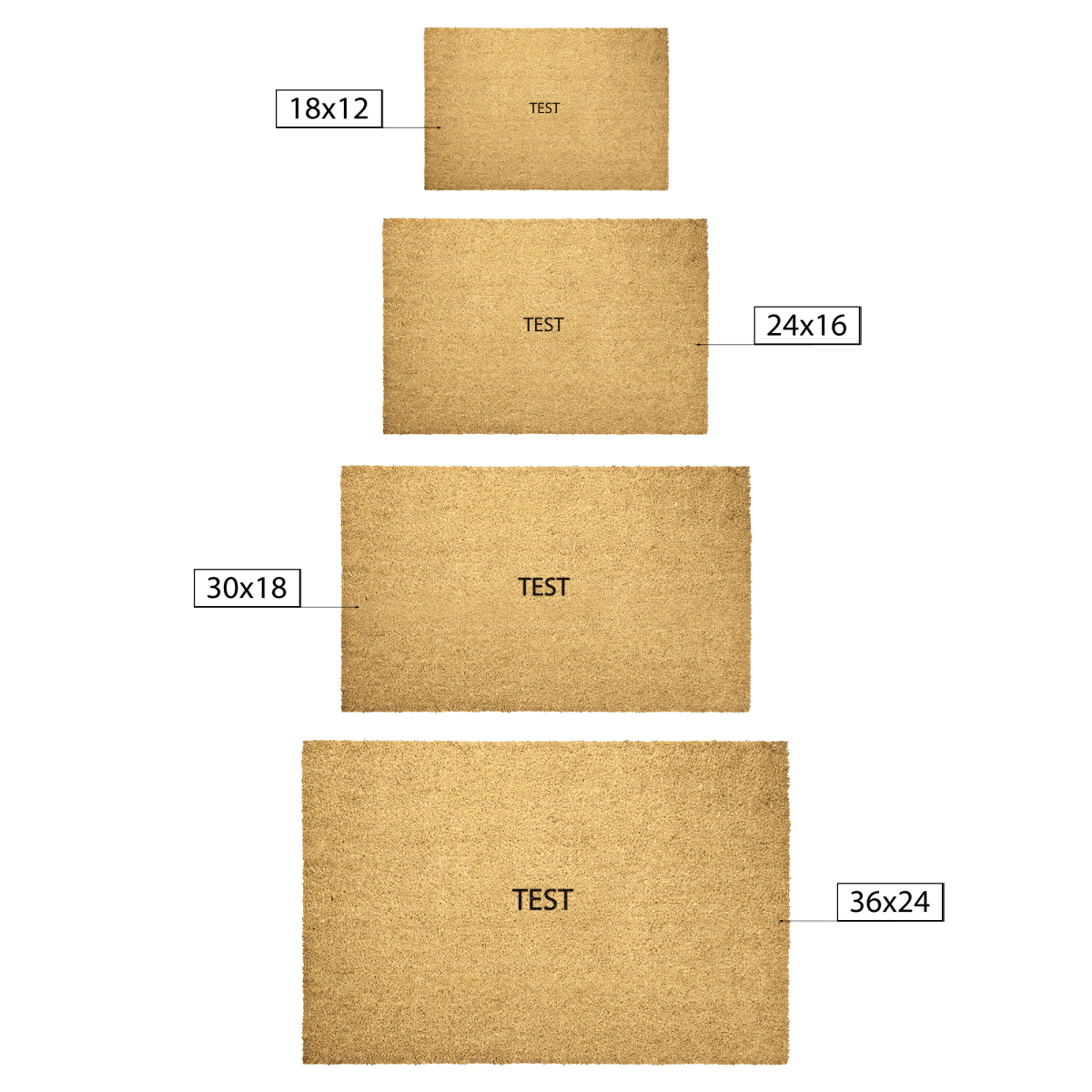 Outdoor Mat Template Mockup TestCustomly Gifts