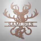 Outdoorsman Personalized Steel Metal Sign Wall ArtCustomly Gifts