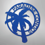 Palm Tree Personalized Steel Metal Sign Wall ArtCustomly Gifts