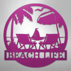 Paradise Beach Personalized Steel Metal Sign Wall ArtCustomly Gifts