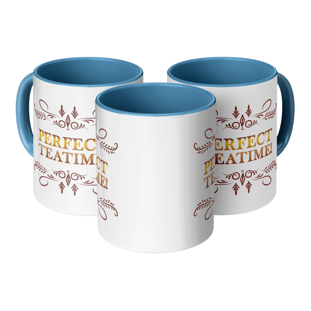 Perfect Teatime 11oz Light Blue MugCustomly Gifts