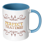Perfect Teatime 11oz Light Blue MugCustomly Gifts