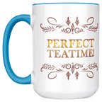 Perfect Teatime 15oz Light Blue MugCustomly Gifts