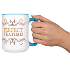 Perfect Teatime 15oz Light Blue MugCustomly Gifts