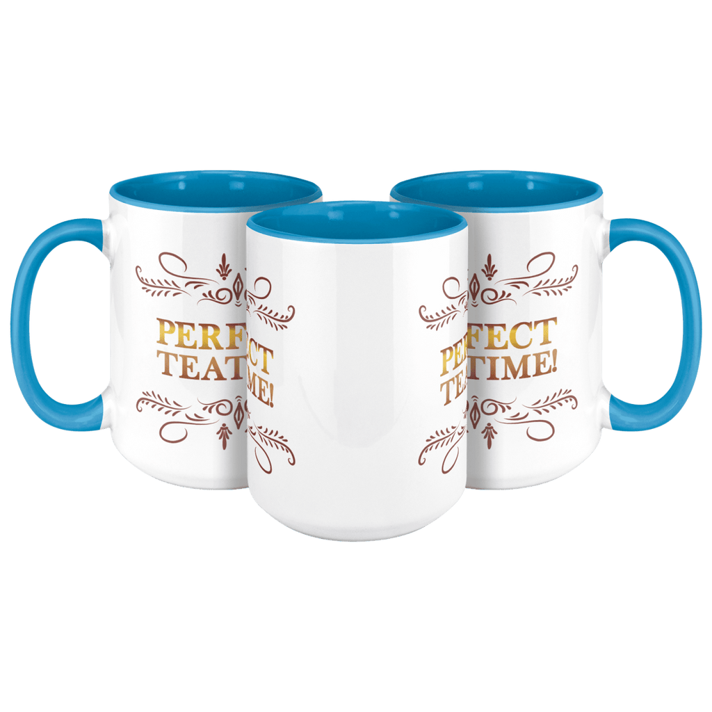 Perfect Teatime 15oz Light Blue MugCustomly Gifts