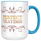Perfect Teatime 15oz Light Blue MugCustomly Gifts