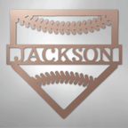 Personal Home Base Personalized Steel Metal Sign Wall ArtCustomly Gifts