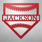 Personal Home Base Personalized Steel Metal Sign Wall ArtCustomly Gifts