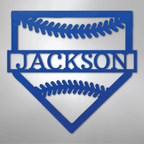 Personal Home Base Personalized Steel Metal Sign Wall ArtCustomly Gifts