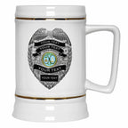 Personalized Police Officer Silver Badge State Seal MugsCustomly Gifts