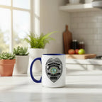Personalized Police Officer Silver Badge State Seal MugsCustomly Gifts