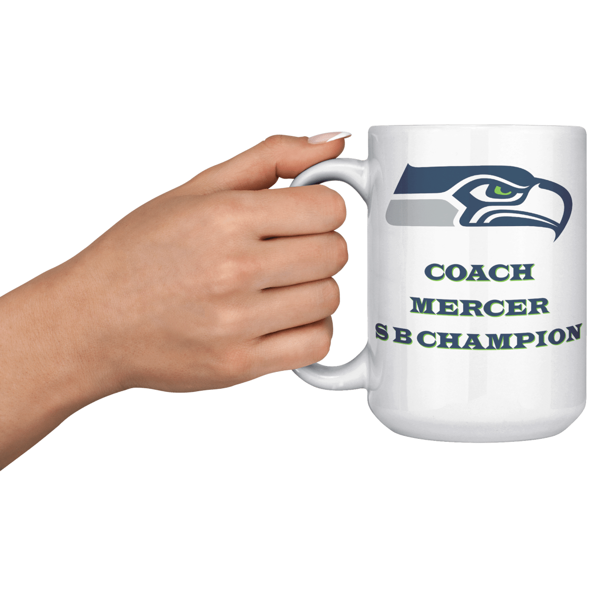 Personalized Seattle Logo - Coach MercerCustomly Gifts