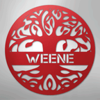 Personalized Tree of Life Steel Metal Sign Wall ArtCustomly Gifts