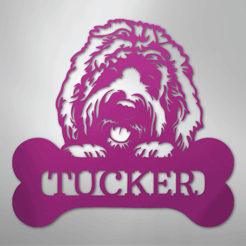 Pick Your Pup Personalized Steel Metal Sign Wall ArtCustomly Gifts