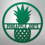 Pineapple Personalized Steel Metal Sign Wall ArtCustomly Gifts