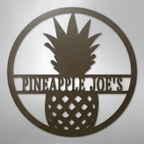 Pineapple Personalized Steel Metal Sign Wall ArtCustomly Gifts