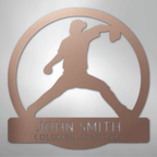 Pitch Perfect Baseball Personalized Steel Metal Sign Wall ArtCustomly Gifts