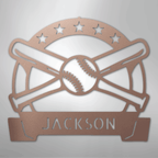 Play Ball Baseball Personalized - Steel Metal Sign Wall ArtCustomly Gifts