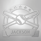 Play Ball Baseball Personalized - Steel Metal Sign Wall ArtCustomly Gifts