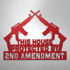 Protected by 2nd Amendment - Steel Metal Sign Wall ArtCustomly Gifts
