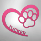 Puppy Love Personalized Steel Metal Sign Wall ArtCustomly Gifts