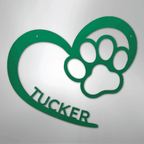 Puppy Love Personalized Steel Metal Sign Wall ArtCustomly Gifts