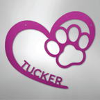 Puppy Love Personalized Steel Metal Sign Wall ArtCustomly Gifts