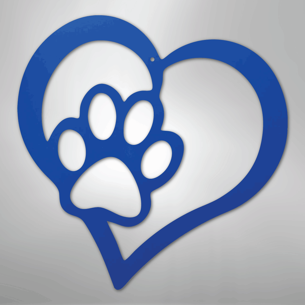 Puppy Love Steel Metal Sign Wall ArtCustomly Gifts