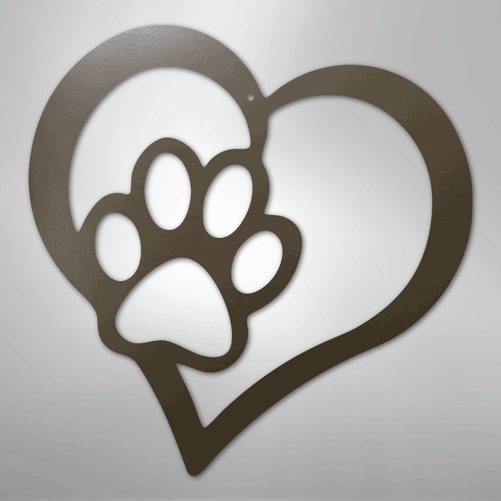 Puppy Love Steel Metal Sign Wall ArtCustomly Gifts