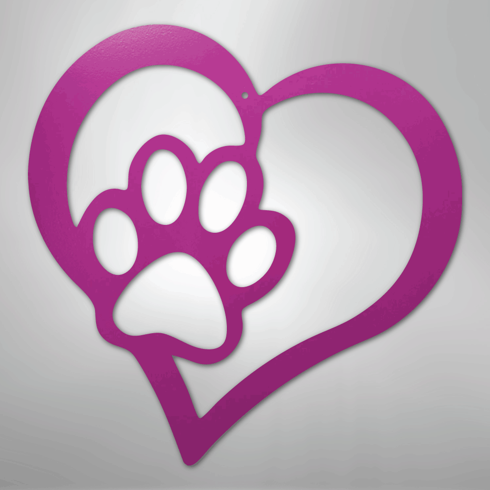 Puppy Love Steel Metal Sign Wall ArtCustomly Gifts